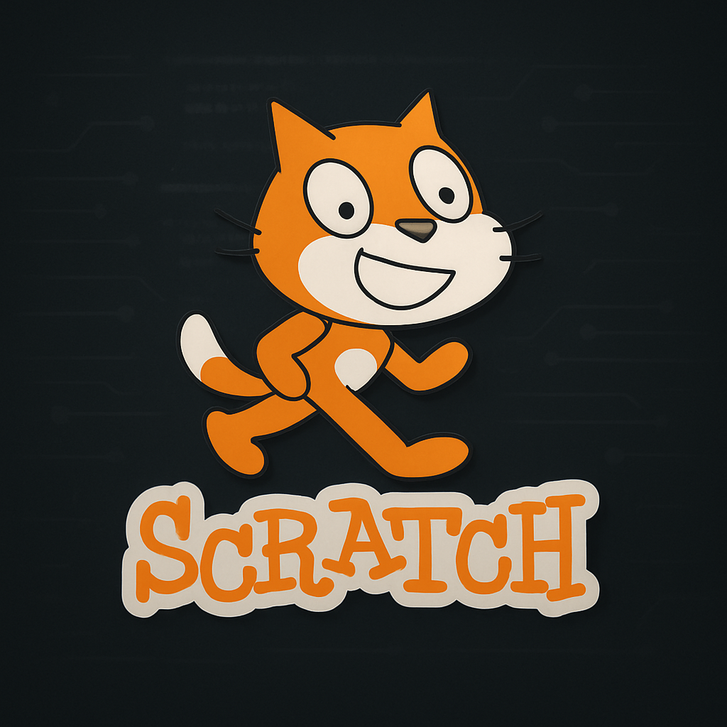 Niño programando en Scratch